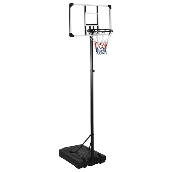 vidaXL Basketball Hoop Transparent 235-305 cm Polycarbonate