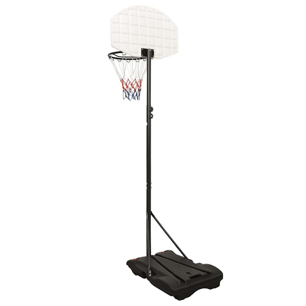 vidaXL Basketball Hoop White 216-250 cm Polyethylene