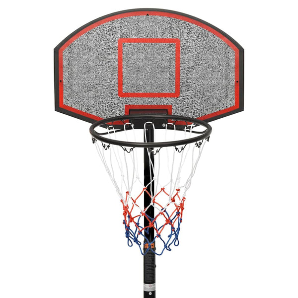 vidaXL Basketball Hoop Black 216-250 cm Polyethylene