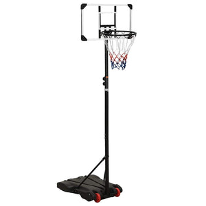 vidaXL Basketball Hoop Transparent 216-250 cm Polycarbonate
