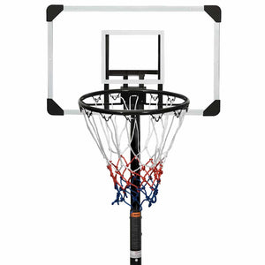 vidaXL Basketball Hoop Transparent 216-250 cm Polycarbonate