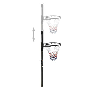 vidaXL Basketball Hoop Transparent 216-250 cm Polycarbonate