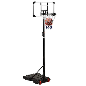 vidaXL Basketball Hoop Transparent 216-250 cm Polycarbonate