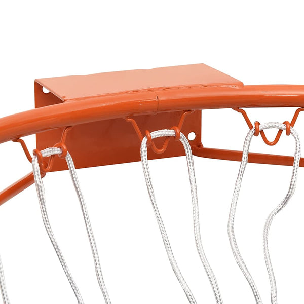 vidaXL Basketball Hoop Orange 39 cm Steel