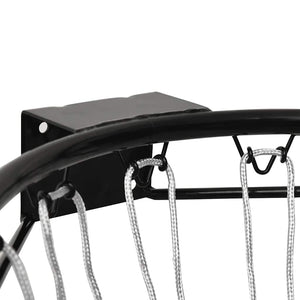 vidaXL Basketball Hoop Black 39 cm Steel