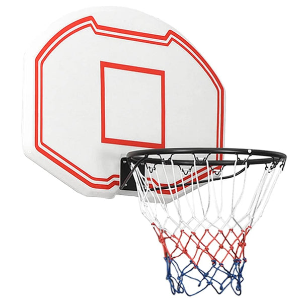 vidaXL Basketball Hoop White 90x60x2 cm Polyethylene