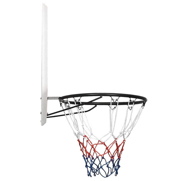 vidaXL Basketball Hoop White 90x60x2 cm Polyethylene