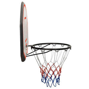 vidaXL Basketball Hoop Black 90x60x2 cm Polyethylene