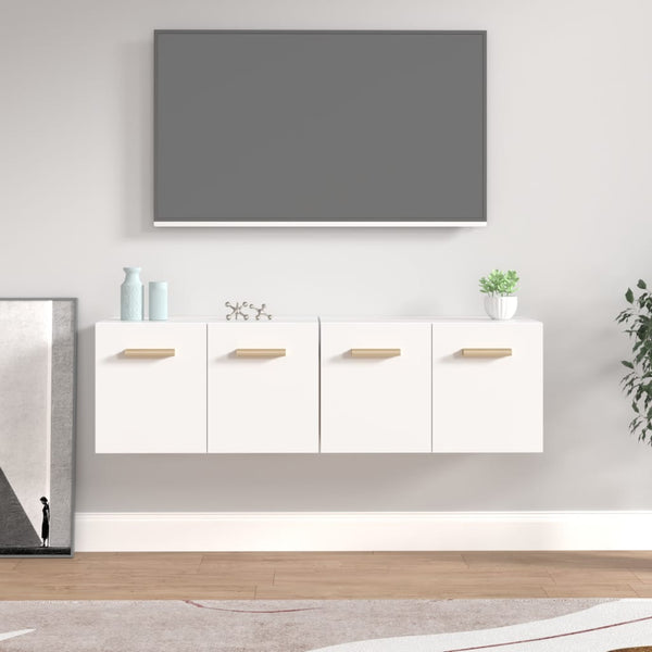 vidaXL Wall Cabinets 2 pcs White 60x36.5x35 cm Engineered Wood