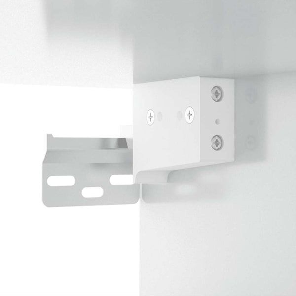 vidaXL Wall Cabinets 2 pcs High Gloss White 80x35x36.5 cm Engineered Wood