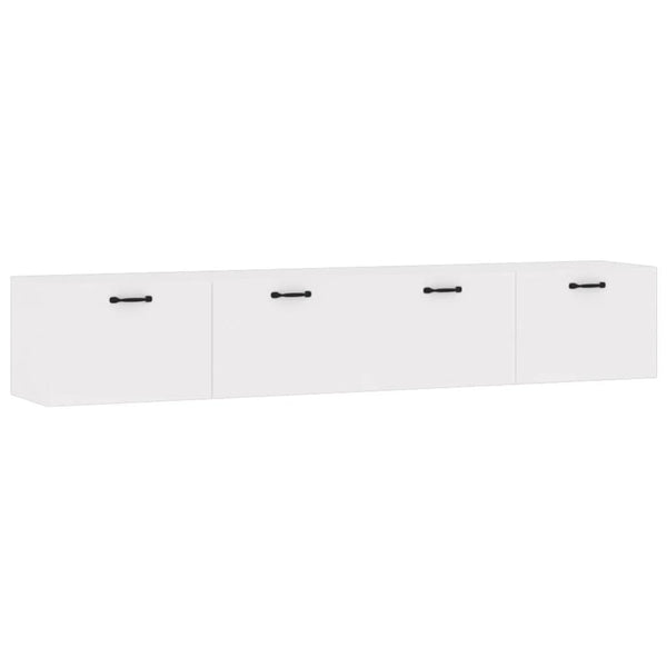 vidaXL Wall Cabinets 2 pcs. White 100x36.5x35 cm Engineered Wood