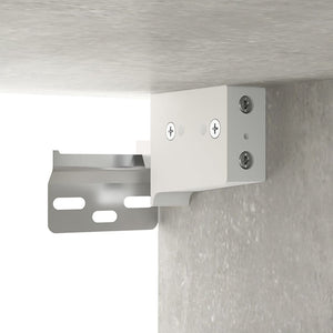 vidaXL Wall Cabinets 2 pcs. Concrete Grey 100x36.5x35 cm Engineered Wood