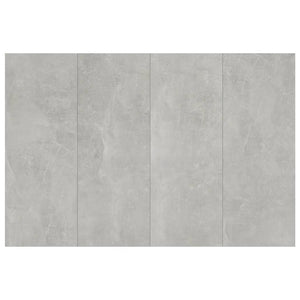 vidaXL Headboard with Nightstands Concrete Grey Engineered Wood