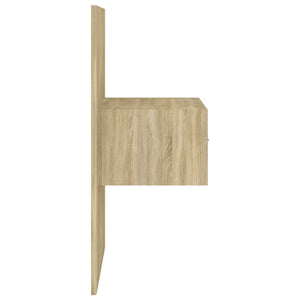 vidaXL Headboard with Nightstands Sonoma Oak Engineered Wood
