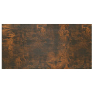 vidaXL Headboard with Bedside Tables Smoked Oak Engineered Wood