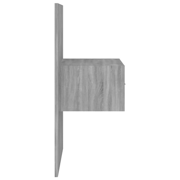 vidaXL Headboard with Bedside Tables Sonoma Grey Engineered Wood