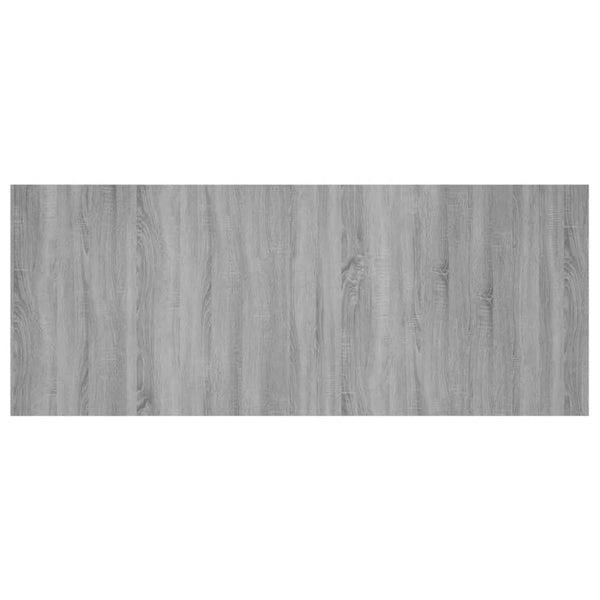 vidaXL Headboard with Bedside Tables Gray Sonoma Chipboard