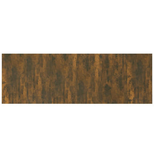 vidaXL Headboard with Bedside Tables Smoked Oak Engineered Wood