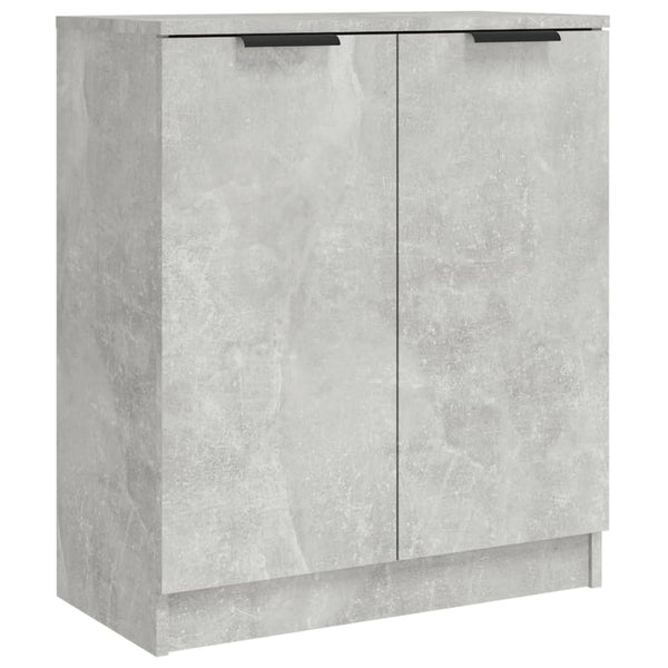 vidaXL 3-Piece Sideboard Set Concrete Grey Engineered Wood
