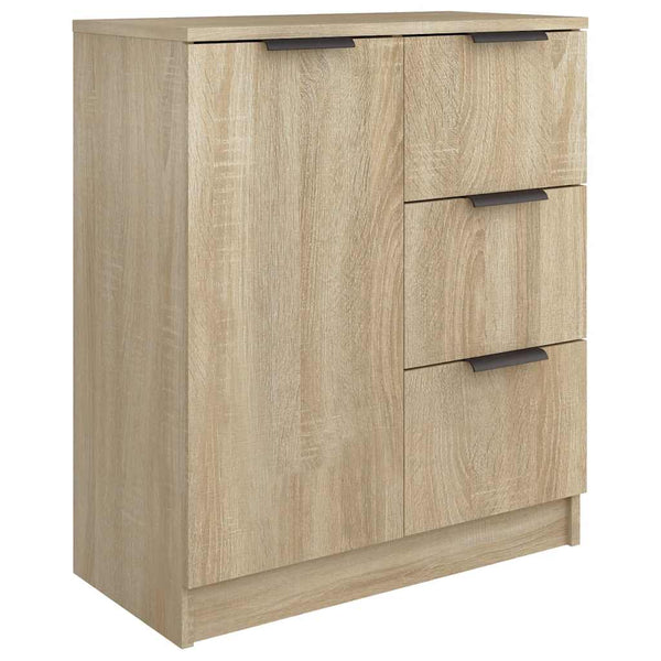 vidaXL Sideboards 2 pcs. Sonoma Oak 60x30x70 cm Engineered Wood