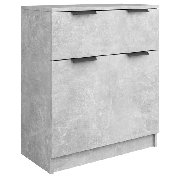 vidaXL 3-Piece Sideboard Set Concrete Grey Engineered Wood
