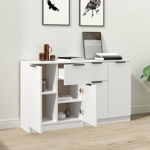 vidaXL Sideboards 2 pcs. White 60x30x70 cm Engineered Wood