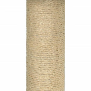 vidaXL Cat Scratching Post with Sisal Scratching Pole Light Grey 74 cm