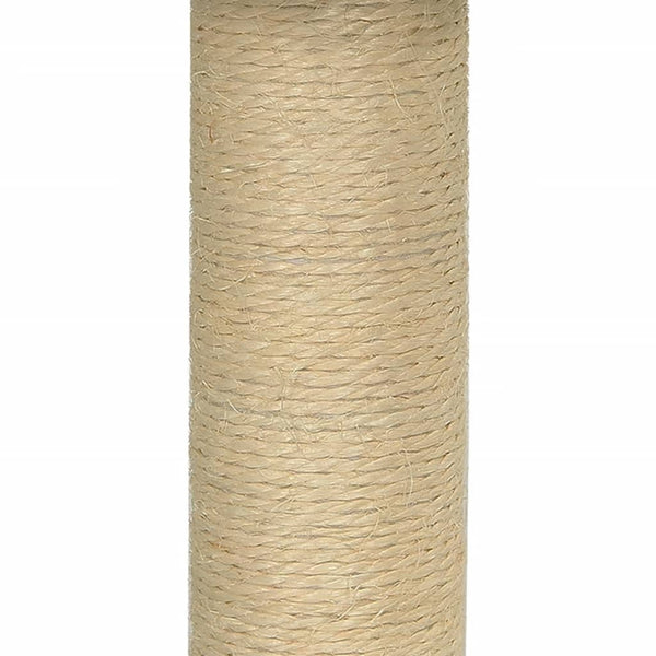 vidaXL Cat Scratching Post with Sisal Scratching Pole Light Grey 74 cm