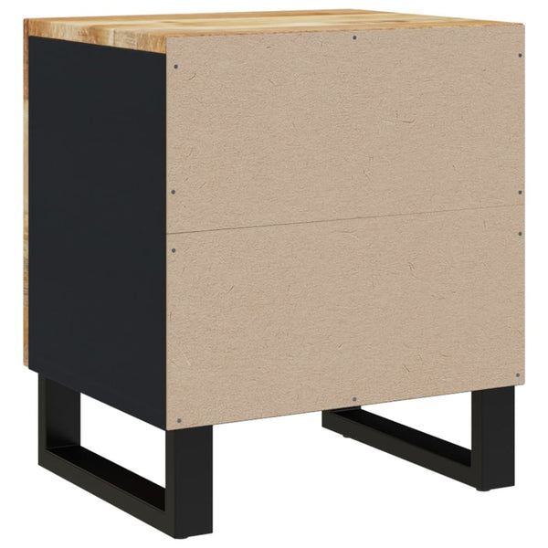 Nachttische 2er Set Mango Massivholz 40 cm