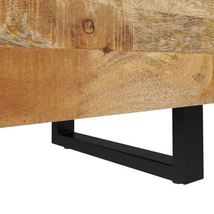 Nachttische 2er Set Mango Massivholz 40 cm