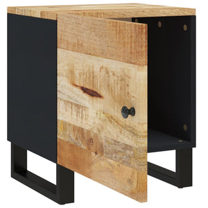 Nachttische 2er Set Mango Massivholz 40 cm