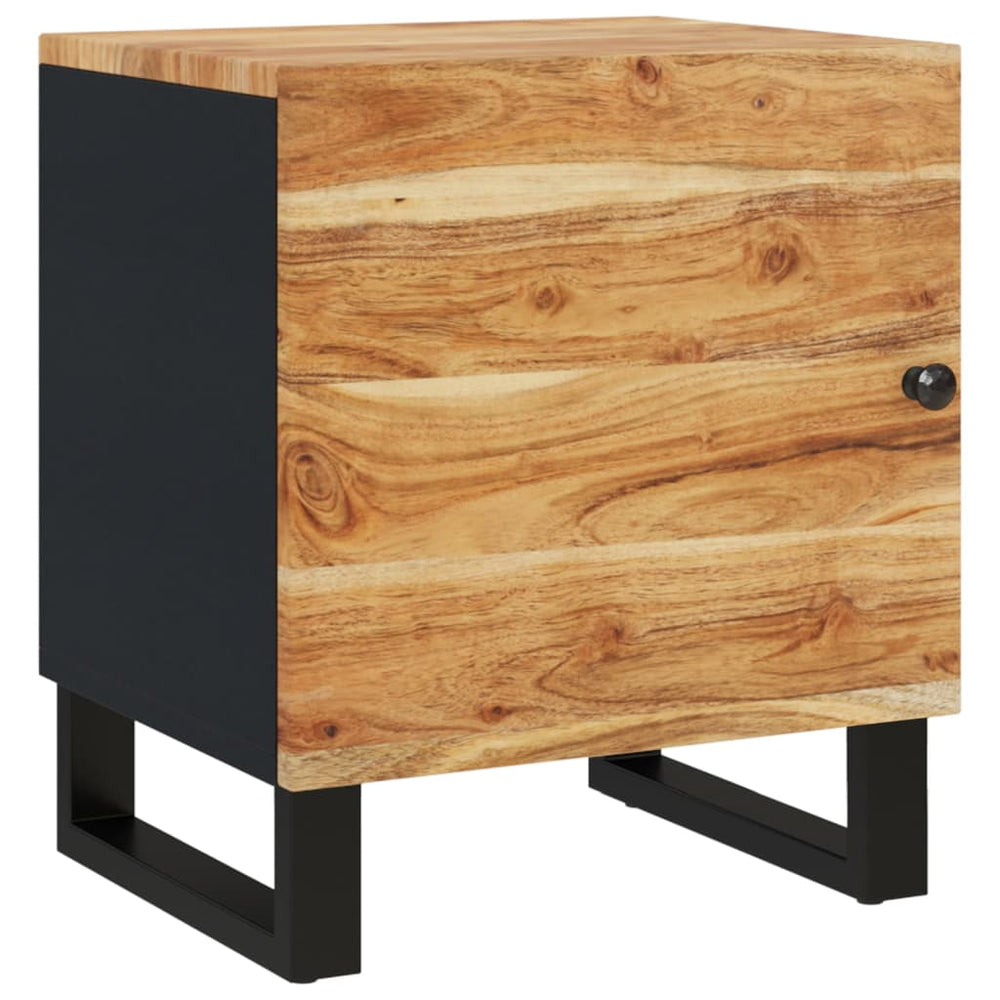 Akazie Nachttisch Massivholz 40x33x46 cm