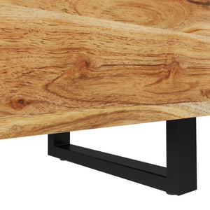 Akazie Nachttisch Massivholz 40x33x46 cm