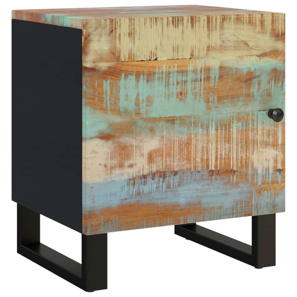 Nachttisch Altholz Massiv 40x33x46 cm