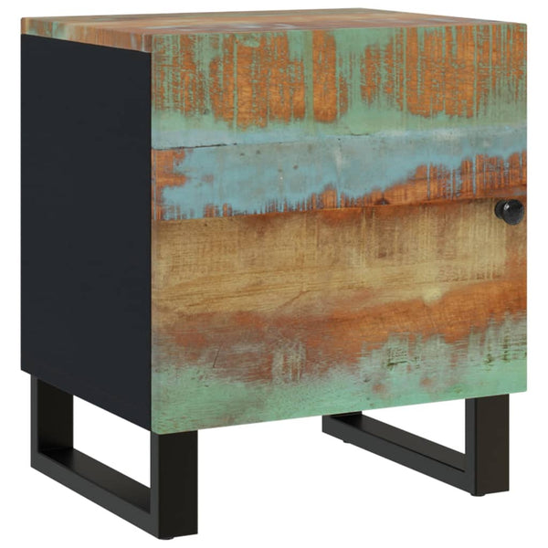 Nachttische 2er Set Altholz 40x33x46 cm