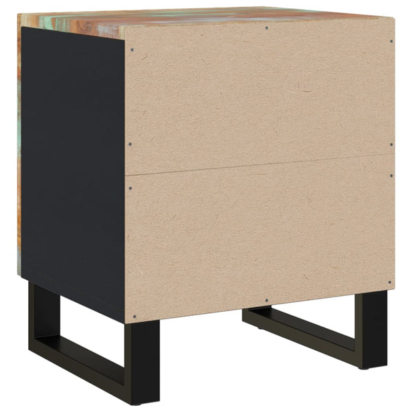 Nachttische 2er Set Altholz 40x33x46 cm