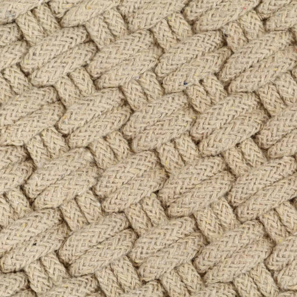 vidaXL Rectangular Rug Natural 160x230 cm Cotton
