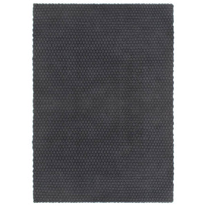 vidaXL Rectangular Anthracite Rug 120x180 cm Cotton