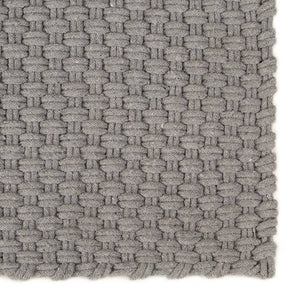 vidaXL Rectangular Rug Grey 80x160 cm Cotton