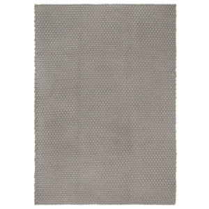 vidaXL Rug Rectangular Grey 160x230 cm Cotton