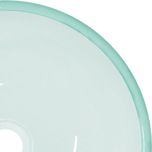 vidaXL Tempered Glass Wash Basin 30x12 cm Matt