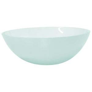 vidaXL Frosted Glass Sink 50x37x14 cm