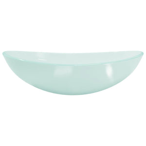 vidaXL Tempered Glass Washbasin 54.5x35x15.5 cm Matte