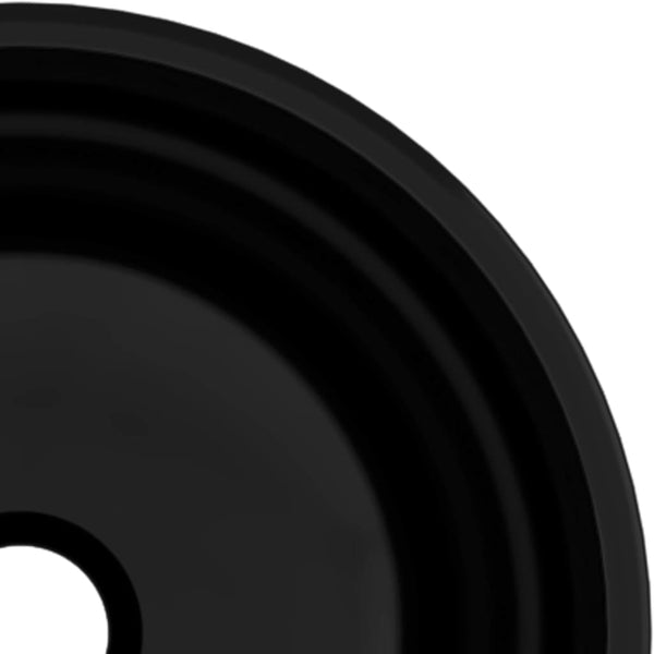 vidaXL Tempered Glass Wash Basin 30x12 cm Black
