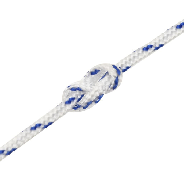 vidaXL Boat Rope White 2 mm 25 m Polypropylene
