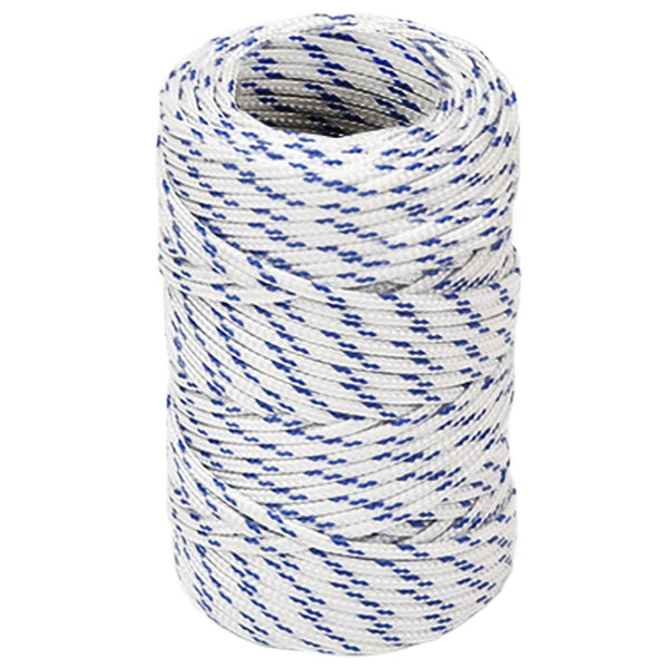 vidaXL Boat Rope White 2 mm 500 m Polypropylene