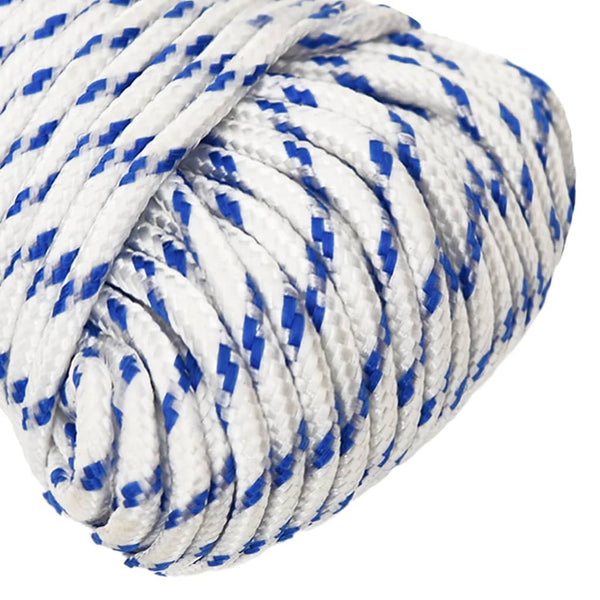 vidaXL Boat Rope White 3 mm 500 m Polypropylene
