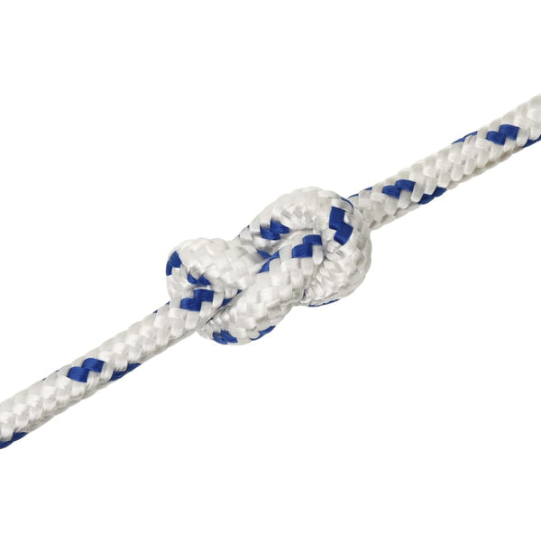 vidaXL Boat Rope White 14 mm 25 m Polypropylene