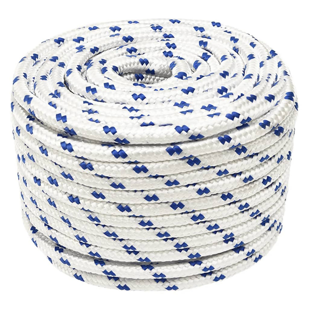 vidaXL Boat Rope White 14 mm 100 m Polypropylene