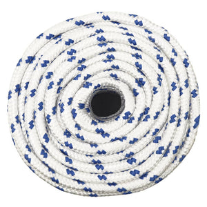 vidaXL Boat Rope White 14 mm 100 m Polypropylene